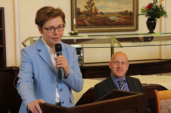 Ministerin Taubert in Ilfeld (Foto: Angelo Glashagel)