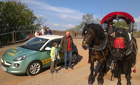 Kindererlebnistag am Kyffhäuser-Denkmal... (Foto: Stadt Bad Frankenhausen) Kindererlebnistag am Kyffhäuser-Denkmal... (Foto: Stadt Bad Frankenhausen)