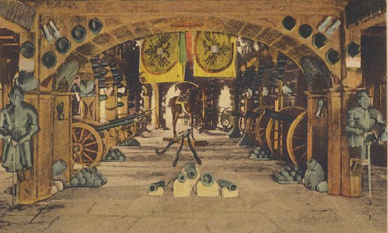 Zeughaus Schwarzburg im Vortragsabend (Foto: Regionalmuseum Bad Frankenhausen) Zeughaus Schwarzburg im Vortragsabend (Foto: Regionalmuseum Bad Frankenhausen)