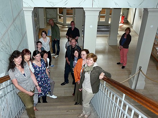 Museumsp&auml;dagogen in Sondershausen (Foto: Karl-Heinz Herrmann)