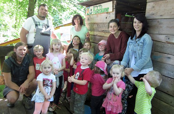 Bienchengruppe mit Abenteuer (Foto: Susanne Böhme) Bienchengruppe mit Abenteuer (Foto: Susanne Böhme)