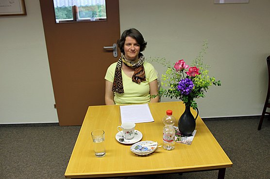 Brentano in der Stadtbibliothek (Foto: Karl-Heinz Herrmann) Brentano in der Stadtbibliothek (Foto: Karl-Heinz Herrmann)