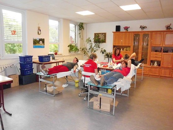 Blutspende für die "Arche Noah" (Foto: Kita Großfurra) Blutspende für die "Arche Noah" (Foto: Kita Großfurra)