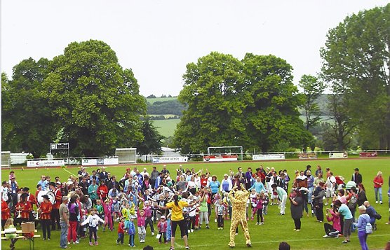 Dankesch&ouml;n f&uuml;r Sportfest (Foto: Stadt Bad Frankenhausen)