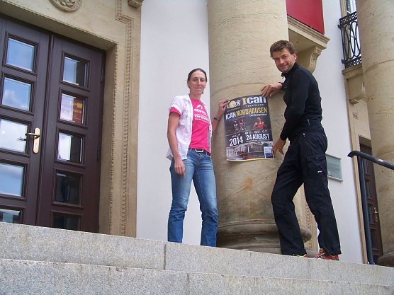 Die beiden Auftaktsieger Georg Potrebitsch und Katja Konschak (Foto: Sandra Arm)