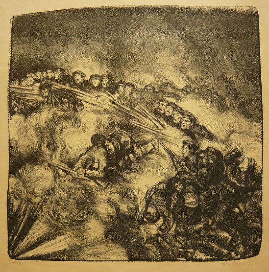 Auf dem Schlachtfeld (Foto: Panorama Museum Bad Frankenhausen)