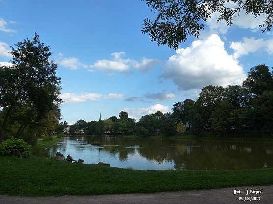 Der Parkteich Sondershausen (Foto: J&uuml;rgen Kieper)
