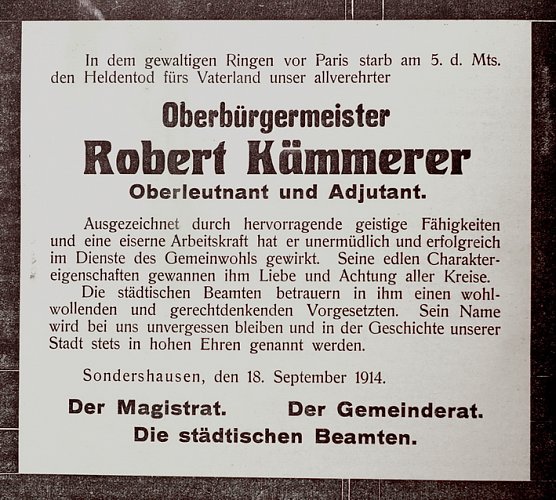 Heute vor 100 Jahren (Foto: Michael Glaser)