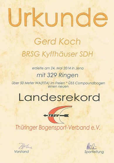 Eine erfolgreiche Freiluftsaison (Foto: P. R&uuml;besam)