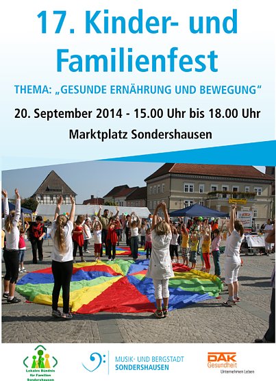 17. Kinder und Familienfest der Stadt Sondershausen (Foto: Stadt Sondershausen) 17. Kinder und Familienfest der Stadt Sondershausen (Foto: Stadt Sondershausen)