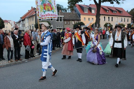 Bauernheer zog durch Bad Frankenhausen (Foto: Karl-Heinz Herrmann)