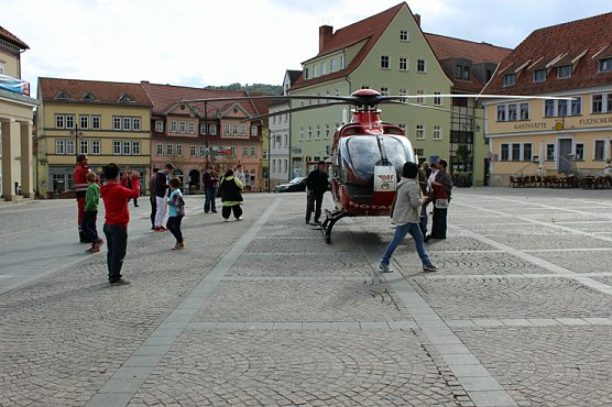 Landeplatz Markt Sondershausen (Foto: Karl-Heinz Herrmann)