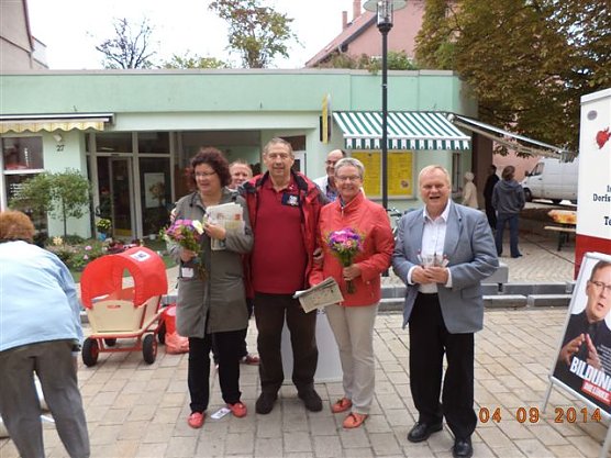 DGB-Infomobil auf Tour im Kyffh&auml;userkreis (Foto: DGB Kyffh&auml;userkreis)