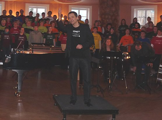 Musikworkshop im Achteckhaus (Foto: Karl-Heinz Herrmann)