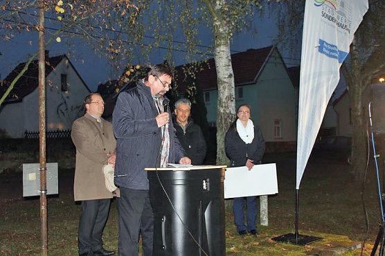 Erdgasnetz nun offiziell angeschlossen (Foto: Karl-Heinz Herrmann)