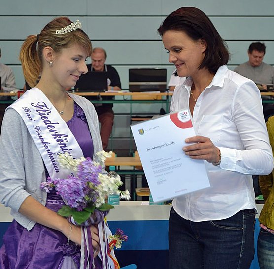 Lisa I. als Botschafterin berufen (Foto: Landratsamt Kyffhäuserkreis) Lisa I. als Botschafterin berufen (Foto: Landratsamt Kyffhäuserkreis)