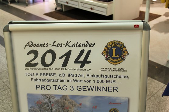 Advents-Los-Kalender 2014 (Foto: Karl-Heinz Herrmann) Advents-Los-Kalender 2014 (Foto: Karl-Heinz Herrmann)