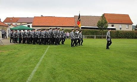 &Ouml;ffentliche Vereidigung in Oberspier (Foto: Karl-Heinz Herrmann)