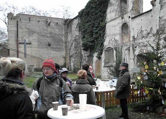 Weihnachtsnachmittag am Schiefen Turm (Foto: Privat)