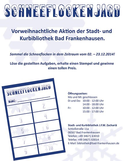 Fundgrube Stadt- und Kurbibliothek (Foto: Stadt Bad Frankenhausen)