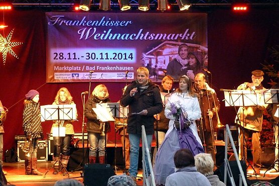 Stimmungsvoller Start Weihnachtsmarkt in Bad Frankenhausen (Foto: Privat)