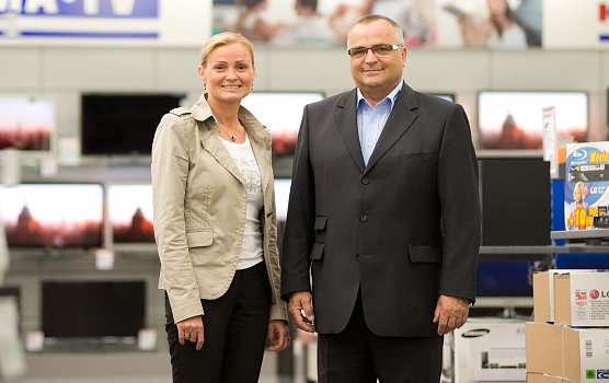 Vater und Tochter: Karl-Friedrich Albrecht, Anja Maucher (Foto: privat)