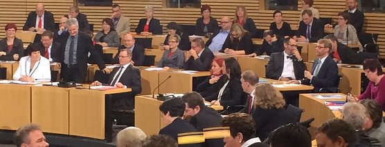 Blick in den Landtag (Foto: privat)