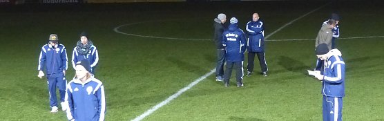 Erste Platzinspektion (Foto: nnz)