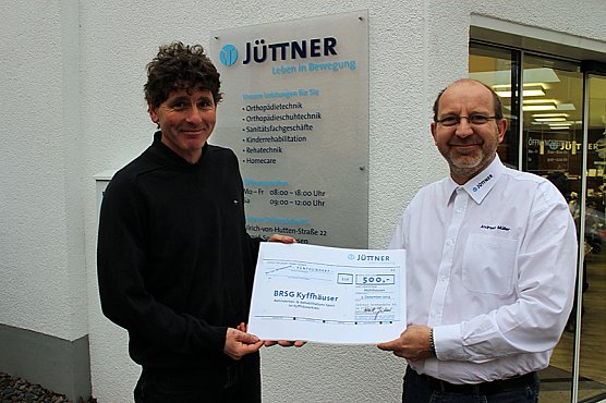 Spende von der J&uuml;ttner Orthop&auml;die KG (Foto: Karl-Heinz Herrmann)