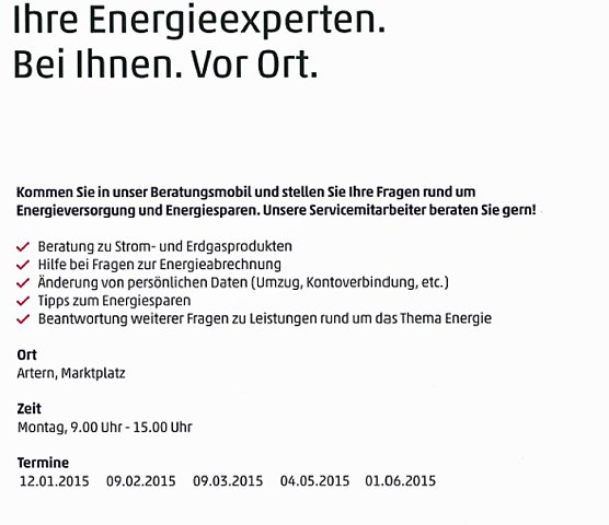 Energieexperten vor Ort (Foto: Stadt Artern)