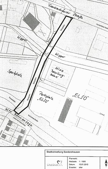Noch keine Stra&szlig;enumbenennung in Sondershausen � Jecha (Foto: Stadt Sondershausen)