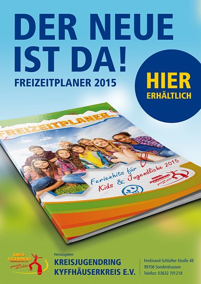 DER NEUE FREIZEITPLANER IST DA (Foto: Kreisjugendring)