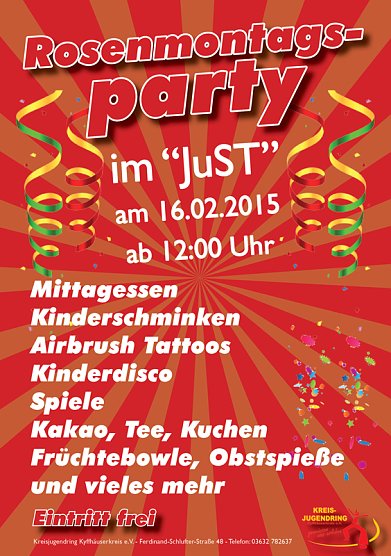 Rosenmontagsparty im JuST (Foto: Kreisjugendring)