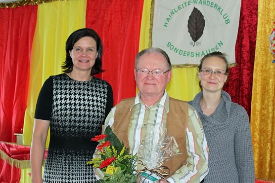 F&uuml;hrungswechsel beim Hainleite-Wanderklub (Foto: Karl-Heinz Herrmann)