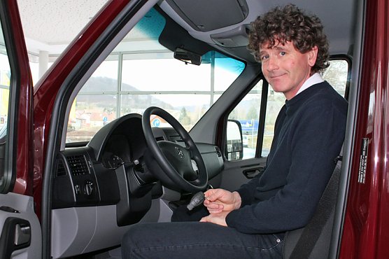 "Aktion Mensch" sponsert Fahrzeug f&uuml;r BRSG (Foto: Karl-Heinz Herrmann)