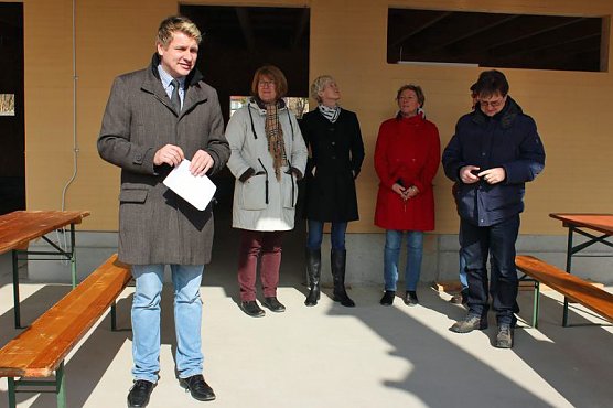 Richtfest im Kurpark (Foto: Karl-Heinz Herrmann)