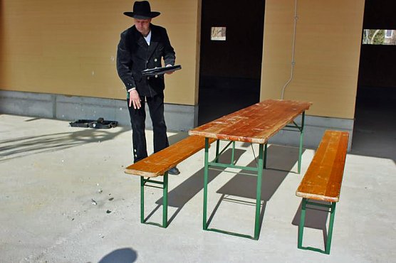 Richtfest im Kurpark (Foto: Karl-Heinz Herrmann)