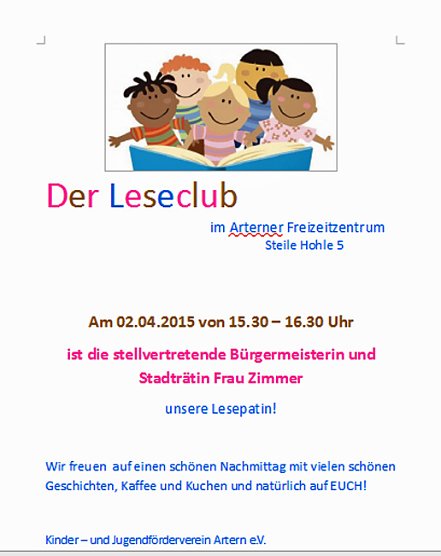 Was ist im Freizeitzentrum los? (Foto: Freizeizentrum Artern)