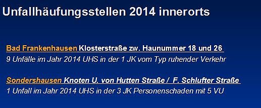 Verkehrsunfallstatistik f&uuml;r 2014 (1) (Foto: Polizei Kyffh&auml;userkreis)