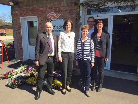 Stammsitz besucht (Foto: Landratsamt Kyffhäuserkreis) Stammsitz besucht (Foto: Landratsamt Kyffhäuserkreis)