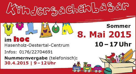 Kindersachenbasar im HOC (Foto: HOC) Kindersachenbasar im HOC (Foto: HOC)