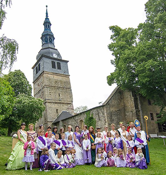 Auch am Schiefen Turm von Bad Frankenhausen (Foto: Stadtmarketing Bad Frankenhausen)