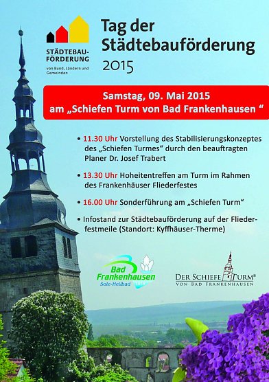 Auch am Schiefen Turm von Bad Frankenhausen (Foto: Stadtmarketing Bad Frankenhausen)