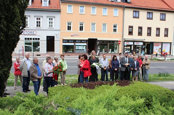 Der Opfer des Faschismus gedacht (Foto: Karl-Heinz Herrmann) Der Opfer des Faschismus gedacht (Foto: Karl-Heinz Herrmann)