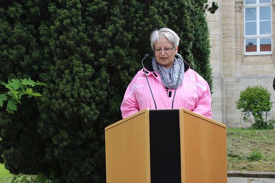 Der Opfer des Faschismus gedacht (Foto: Karl-Heinz Herrmann) Der Opfer des Faschismus gedacht (Foto: Karl-Heinz Herrmann)