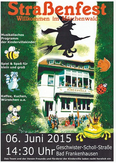 Stra&szlig;enfest der Kindervilla (Foto: Kindervilla Bad Frankenhausen)