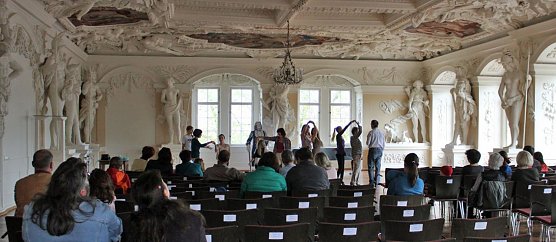 Tanzgruppe probte &ouml;ffentlich (Foto: Karl-Heinz Herrmann)