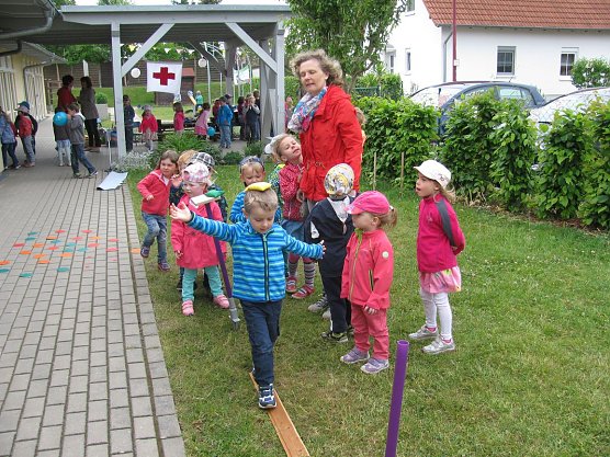 Verkehrssicherheitstag der Kita Bienchen Heldrungen (Foto: Bernd M&uuml;ller)