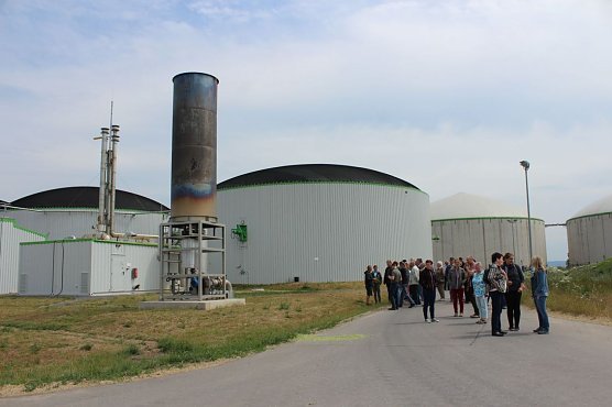 Biogasanlage besucht (Foto: Karl-Heinz Herrmann)