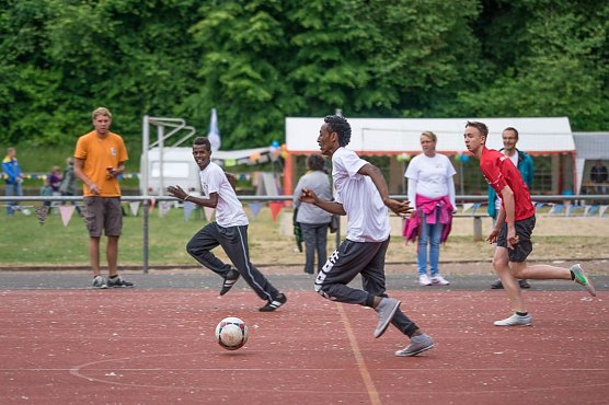 2. Spiel- und Sportfest in der Borntalarena (Foto: Cliquenunion 96 e.V.)